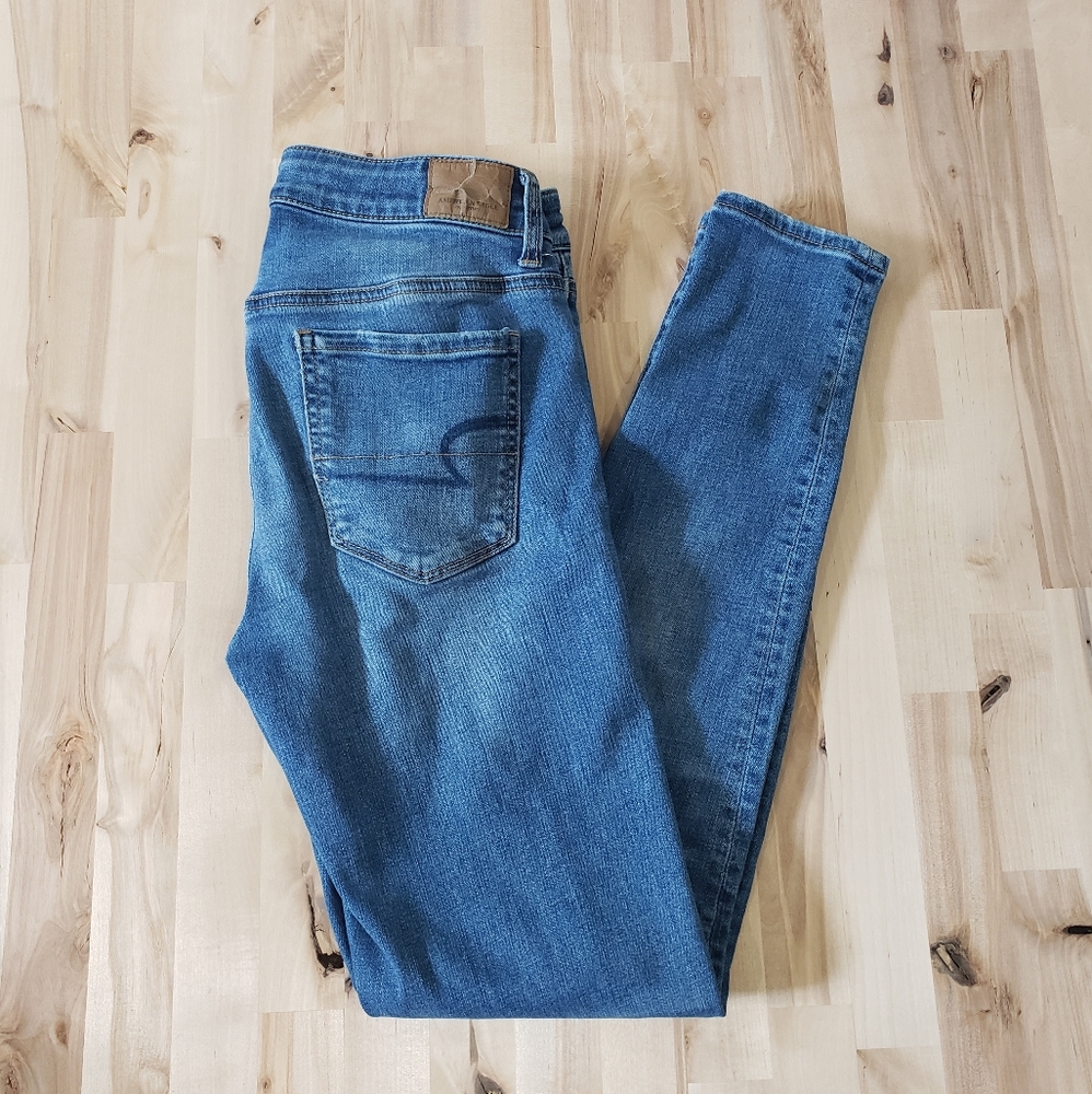 AE Super Stretch X Hi-Rise Jegging Sz 4